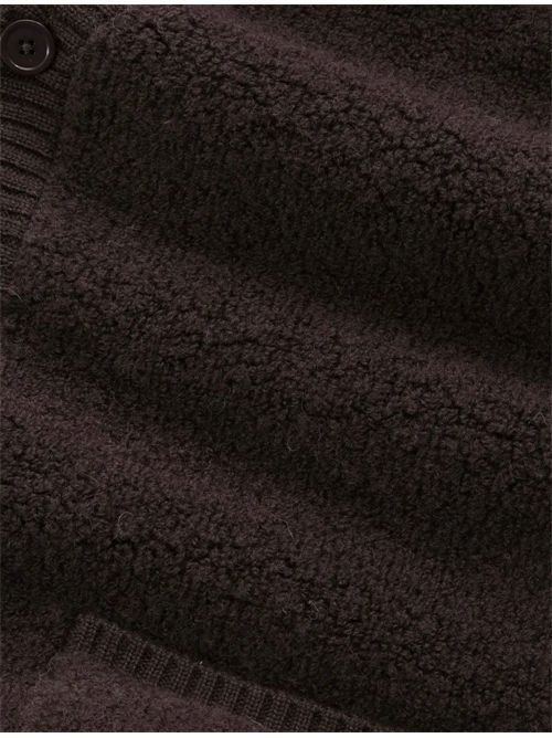 Fleece cardigan deep truffle NN.07 | 263000114460064880 DEEP TRUFFLE